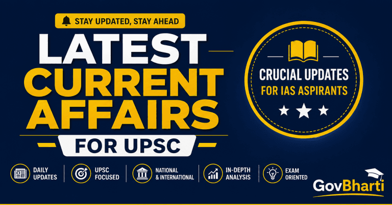 Latest Current Affairs For UPSC