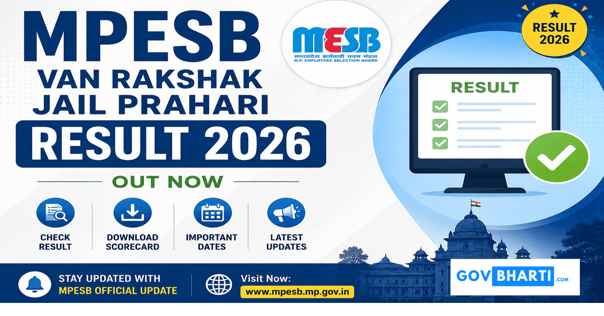 MPESB Van Rakshak Jail Prahari Result 2026