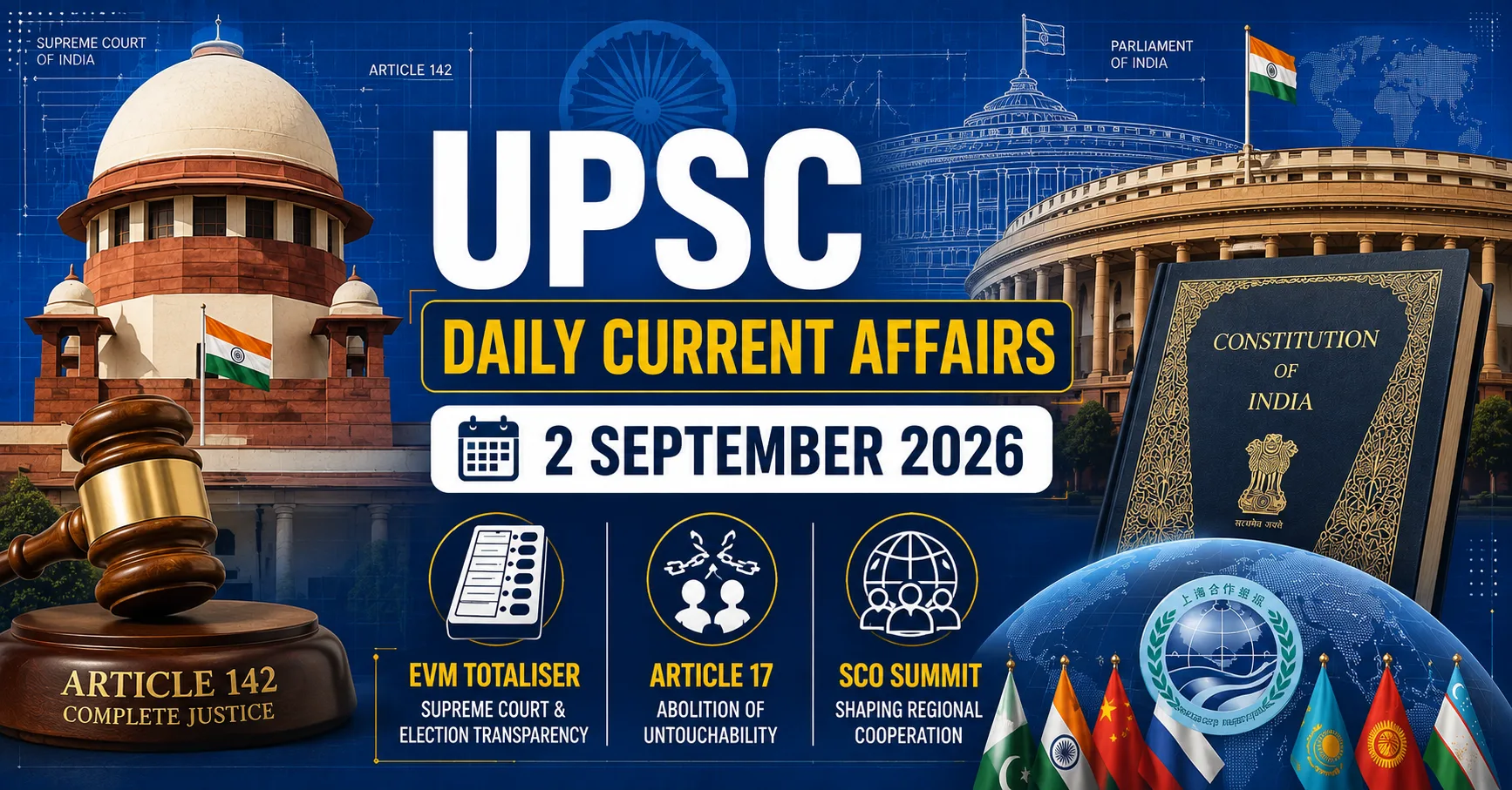 Daily Current Affairs For UPSC | 2 September 2026 | The Hindu Analysis Today