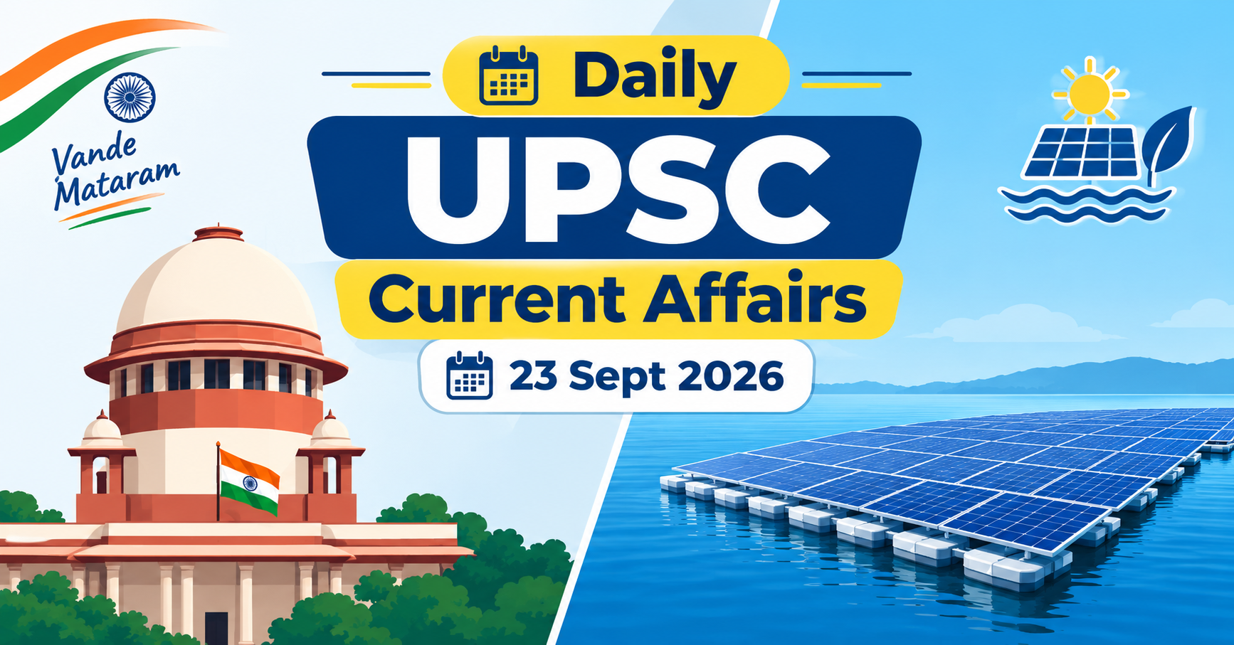 Daily UPSC Current Affairs | Today 23rd September 2026 – The Hindu Analysis