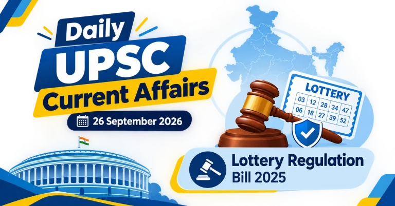 Daily UPSC Current Affairs | Today 26th September 2026 – The Hindu Analysis