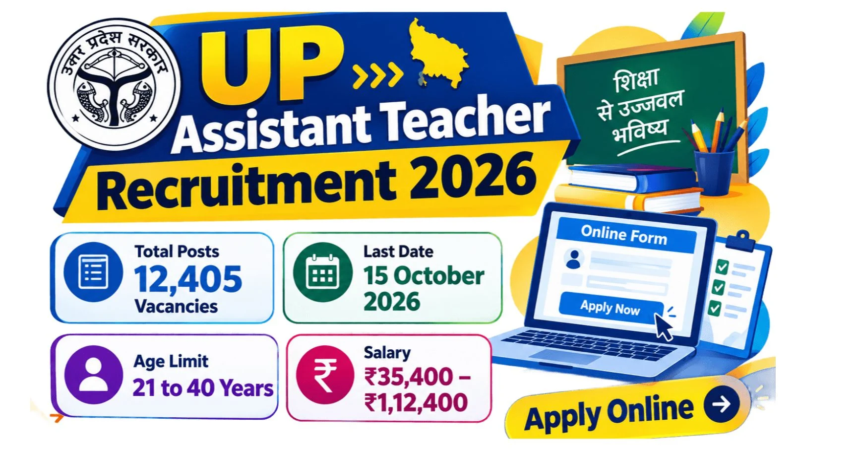 UP Assistant Teacher Recruitment 2026 